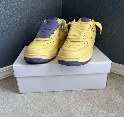 Nike Kobe Bryant x Air Force 1 Protro Low ''Mamba Mentality'' Yellow HV9408-700