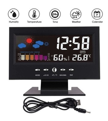 Color Screen Clock, Calendar And Weather Station 8082T
