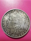 1896 Morgan Dollar $1 Circulated Silver Coin Uncertified 0.9 Fineness. #197