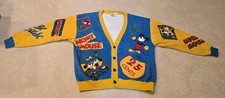 Mickey  Co Vintage Multicolor Mickey Mouse Cardigan - Size M