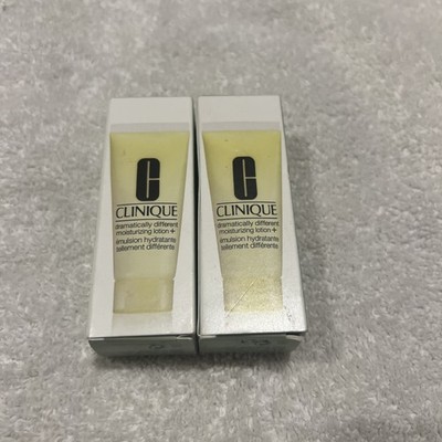 2PACK Clinique Mini Drastically Different Moisturizing Lotion Dry Skin .5 Fl Oz