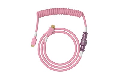 Glorious Coiled Keyboard Cable USB C Artisan Braided Cable for Mechanical Gam...