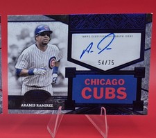 2025 Topps Tier One Top Shelf Signatures  Aramis Ramirez Auto Blue /75 Cubs