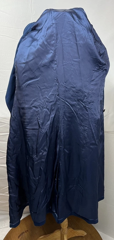 Abrigo largo Academy Cadet Pea 40 R azul doble botonadura 40 R de la Fuerza Aérea de los Estados Unidos Foto 4 de 4