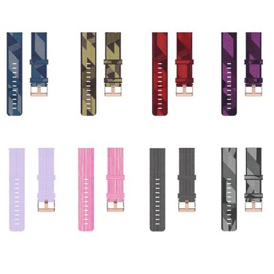 Quick Release Watch Band Smartwatch Nylon Wristband for forerunner245/645 Music