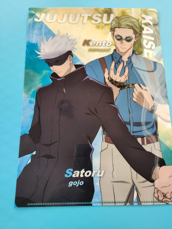 Clear file A4 Jujutsu Kaisen Gojo Satoru Nanami Kento Kura Sushi collaboration