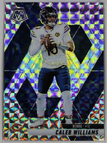 2025 Panini Mosaic Caleb Williams Silver Mosaic Prizm #22