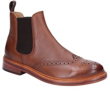 Image of Cotswold | Mens | Siddington Leather Chelsea Boots | Black Or Brown