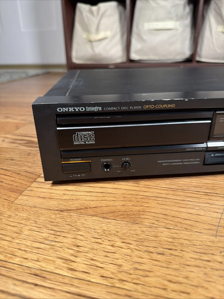 Reproductor de CD único de disco compacto HiFi ONKYO Integra DX-320 1986 Foto 3 de 4