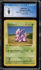 Pokemon Nidoran Base Set Shadowless 1st Edition 55/102 Gray Stamp CGC 9 Mint
