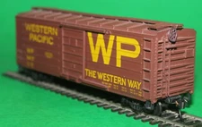Model Die Casting MDC Roundhouse Western Pacific WP box car #3417