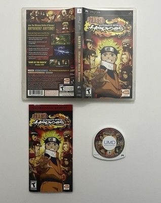 Naruto Ultimate Ninja Heroes - Sony Playstation Portable PSP - CIB Complete