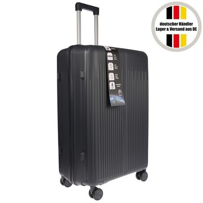 XL suitcase travel suitcase travel hard shell suitcase travel gray 49x76x30.5 cm 110 L