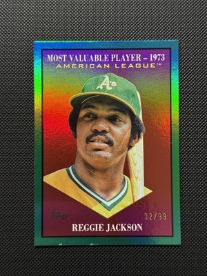 2025 Topps Update Reggie Jackson #MV-30 Most Valuable Player 1961 MVP Foil /99