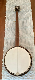 VINTAGE KAY 5 STRING BANJO WOOD BACK No Case Needs Repair