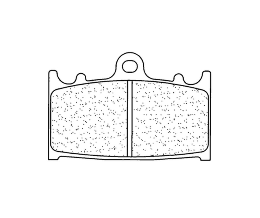 Plaquettes de frein CL BRAKES route métal fritté 2251A3+ pour moto