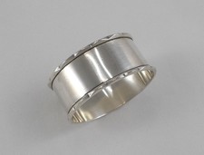 *RAR* Eleganter ovaler Serviettenring in Art Deco Stil aus 835er Silber W.Binder