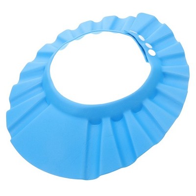 Adjustable Baby Shower Cap 1 Durable Blue Infant Hair Wash Protection