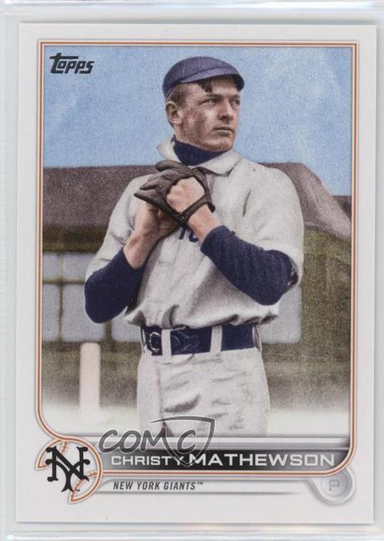 2022 Topps Update Legend Variation SP Christy Mathewson #US102 HOF 13kt