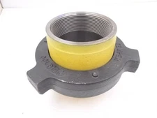 Kemper Hammer Union Fig. 100 4" NPT Threaded 1,000 CWP Black Nut Yellow Sub