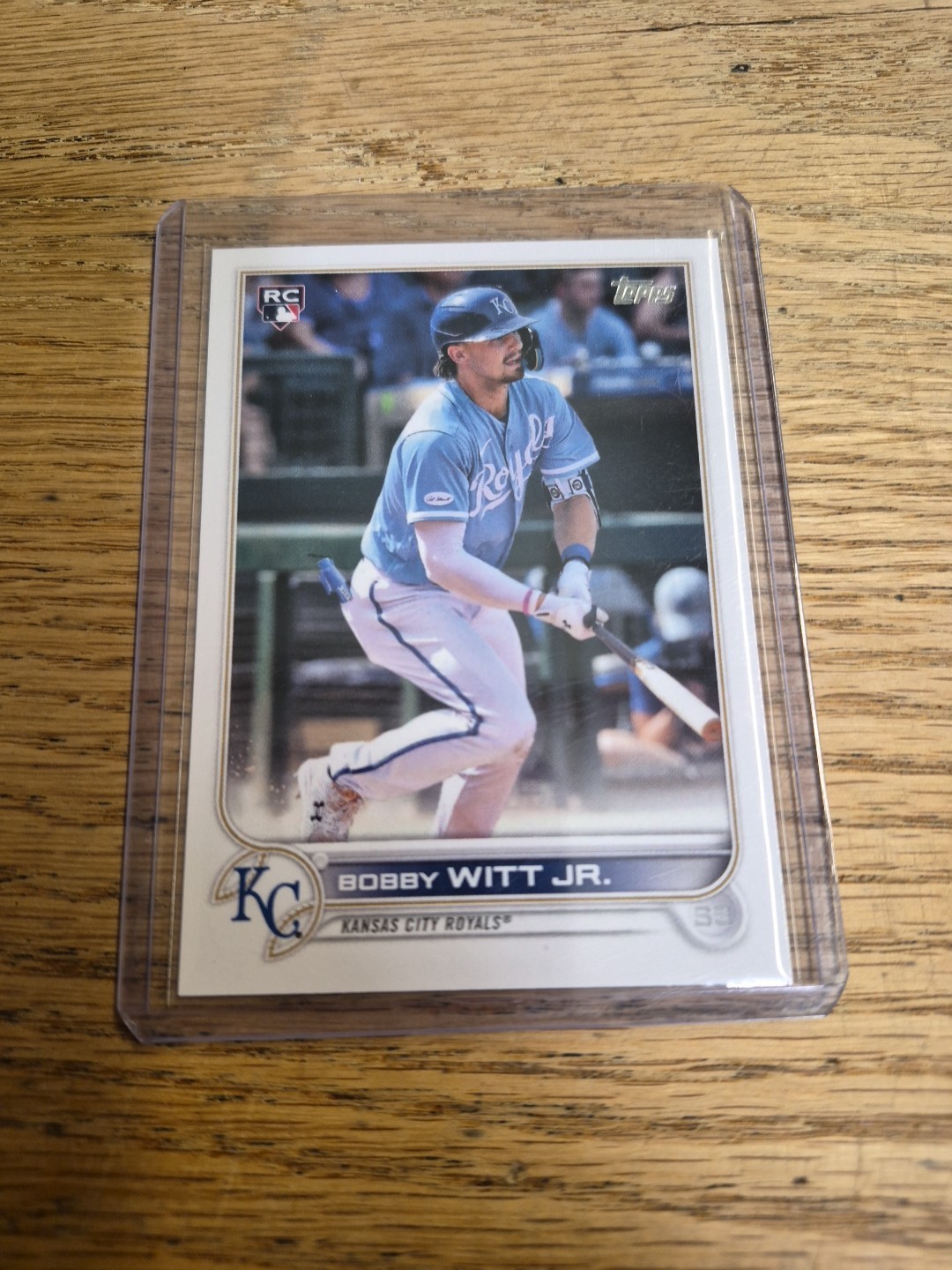 2022 Topps Series 2 SP Image Variation Bobby Witt Jr #660 Rookie RC