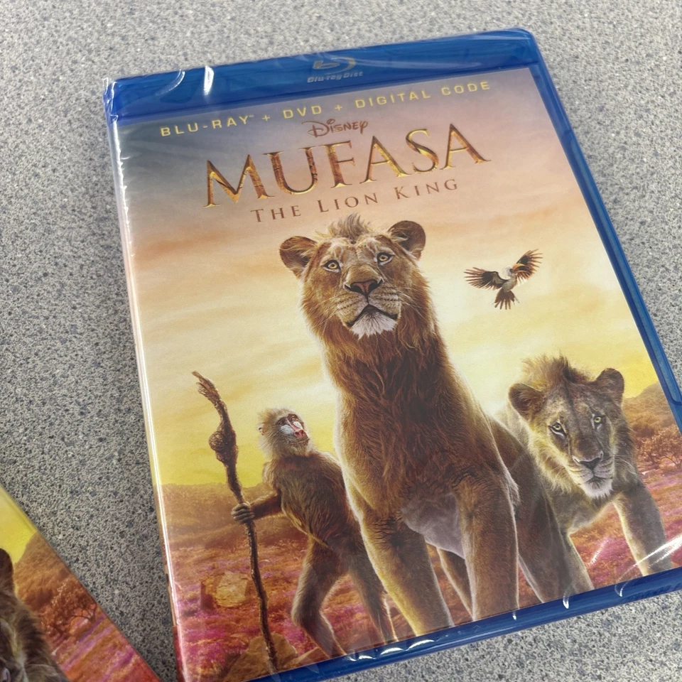 Mufasa: The Lion King Blu-ray + DVD + Digital W/Slipcover  New Sealed  - Image 2 of 4