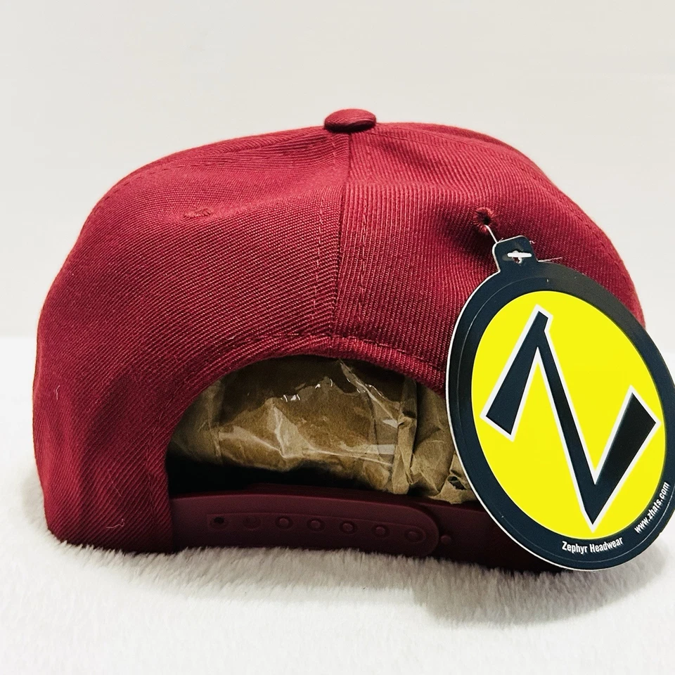 Zephyr Florida State Seminoles Noles Flat Hat Cap Snapback Adjustable Red NCAA - Image 4 of 4