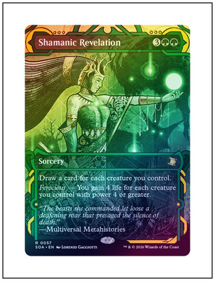 1x Shamanic Revelation, Foil, Secrets of Strixhaven Mystical Archive, MTG NM