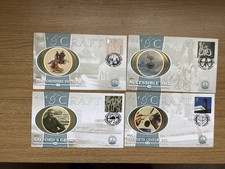 2000 Benham Silk Millennium Collection FDC BS17 - BS20 Art & Craft Set of 4