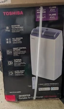 TOSHIBA 14,000 BTU Wi-Fi Quiet Portable Air Conditioner w/Heat up to 550 sq. ft.