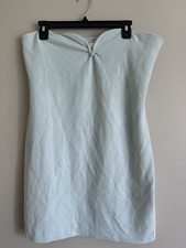 H&M Mint Green Strapless Bodycon Dress; Size XL