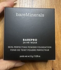 bareMinerals Barepro Powder Foundation 24hr Skin-Perfecting Medium Deep 40 Warm