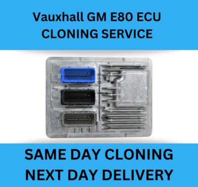 VAUXHALL GM ACDELCO E80 ECU CLONING SERVICE DATA TRANSFER 24H PLUG AND PLAY