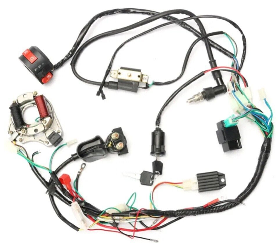 Cablaggio Elettrico Completo Per Mini Quad ATV 4 Tempi - 50cc, 70cc, 110cc, Pit Bike - Foto 3