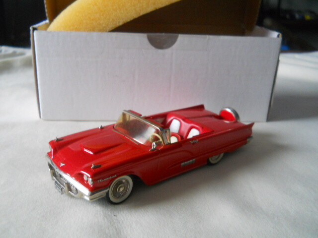 A & S Modelmakers 1958 Thunderbird Convertible 1/43 w/ Box RARE | eBay
