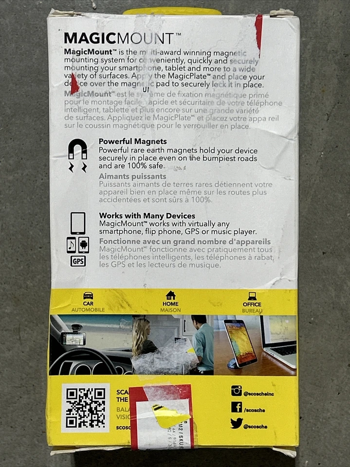 Scosche MagicMount Magnetic Mount for Mobile Devices (MAGWSM2) *NEW* - Image 2 of 4