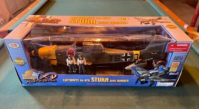 21st Century Toys 1:18 Scale WWII German Stuka Yellow Nose w/box