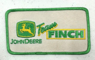 John Deere Team Finch Tractor Farming Agriculture Embroidered Patch