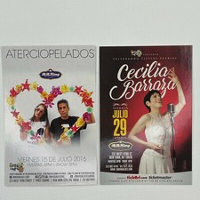 Aterciopelados ad flyer handbill NYC BB King concert 2016 Cecilia Barraza