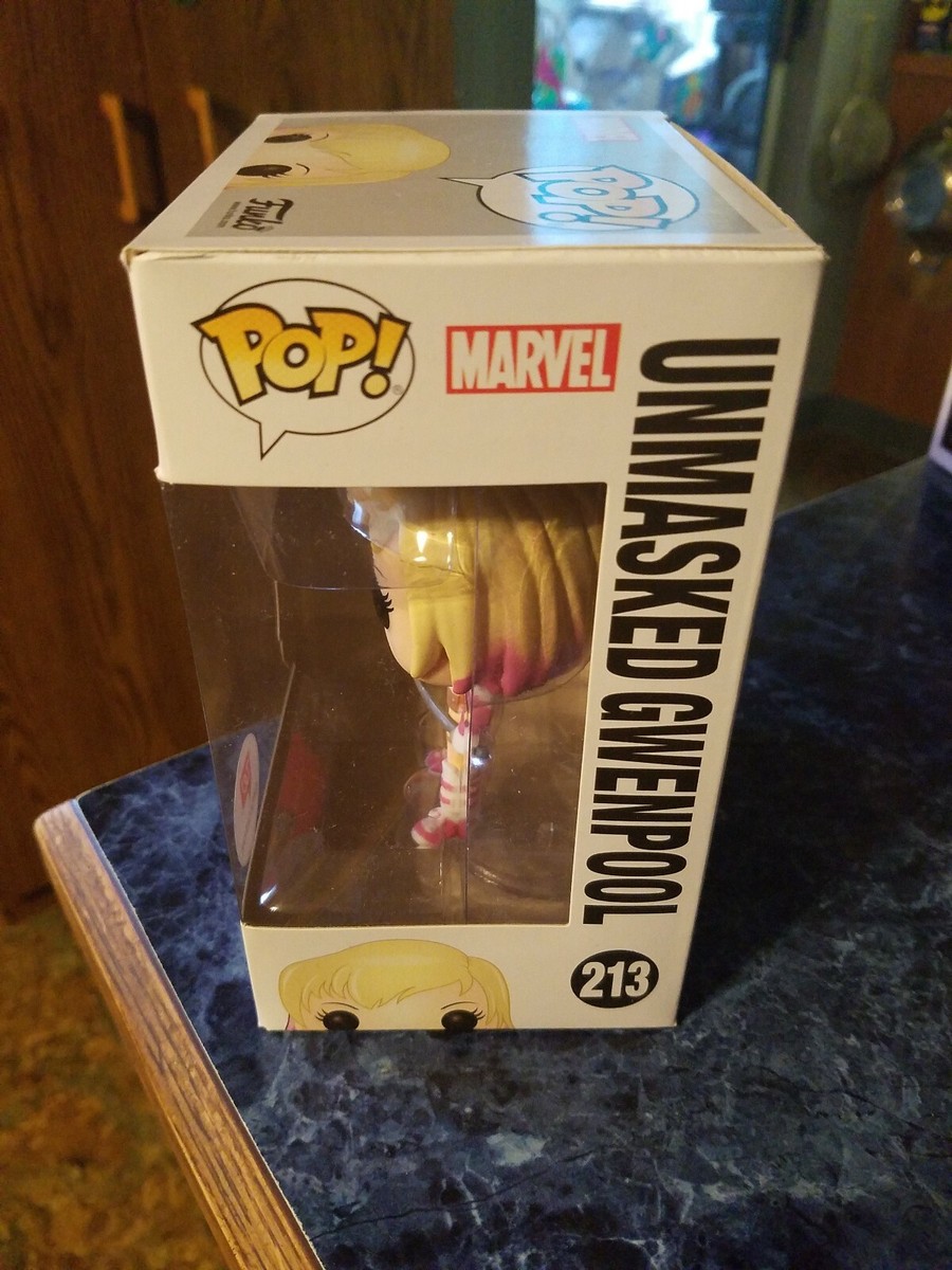 FunkoPop！213 UNMASKED GWENPOOL Funko Pop UNMASKED GWENPOOL Walgreens Exclusive Marvel Vinyl