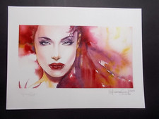 Giovanna Casotto ( Art Print ) , Belle signature au crayon