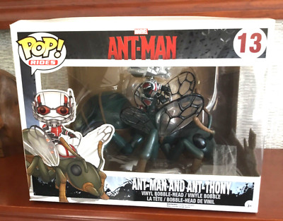 WENIGER ALS HALBER PREIS POP fährt Marvel Ant-Man und Ameise - Thony Vinyl Wackelkopf 13