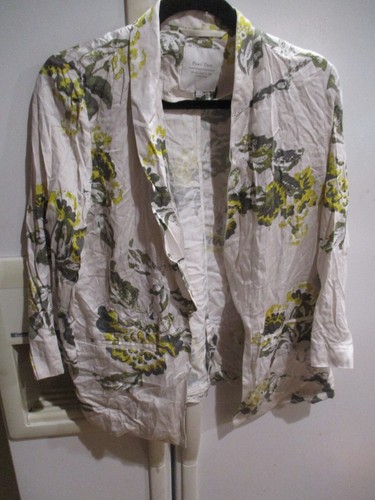 part two unlined floral blazer jacket m