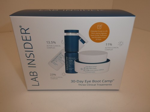 SkINN LAB INSIDER - 30 DAY EYE BOOT CAMP THREE TREATMENTS Brand New Sealed