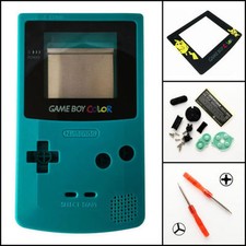 GBC Nintendo Game Boy Color Replacement Housing Shell Screen Lens Teal Pokemon