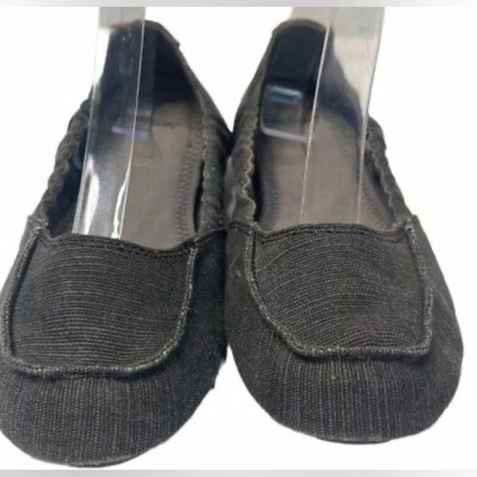 Sanuk Elle V. Eight zapatos estera de yoga planos negros sin cordones nuevos sin caja talla 7 Foto 2 de 4