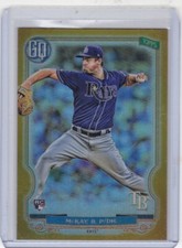 BRENDAN MCKAY 2020 TOPPS GYPSY QUEEN GOLD CHROME RC #16/50 #52 TAMPA BAY