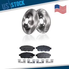 For Buick Encore Chevy Cruze Limited Sonic Trax Rear Disc Rotors + Brake Pads