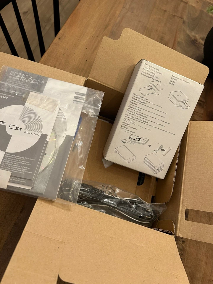 Olympus P-S100 Digital Photo Printer Dock & Done Dye Sublimation Printer Thermal - Image 3 of 4