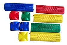 Childrens Buildable Balance Beam 5 Beams And 5 Connectors Primary Colors